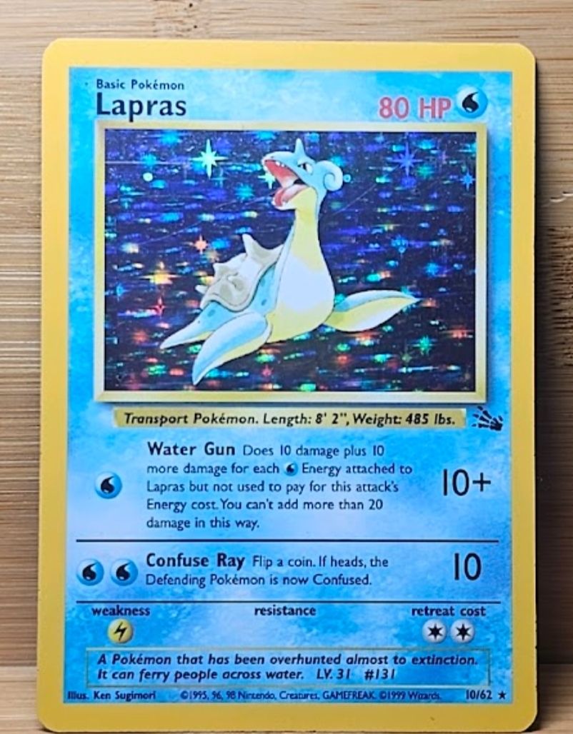 Lapras Base set See our Pokémon Packs! 