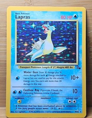 Lapras Base set See our Pokémon Packs! 