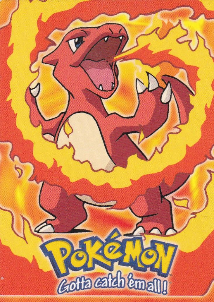 Charmeleon Topps Pokémon Card – Fire Background