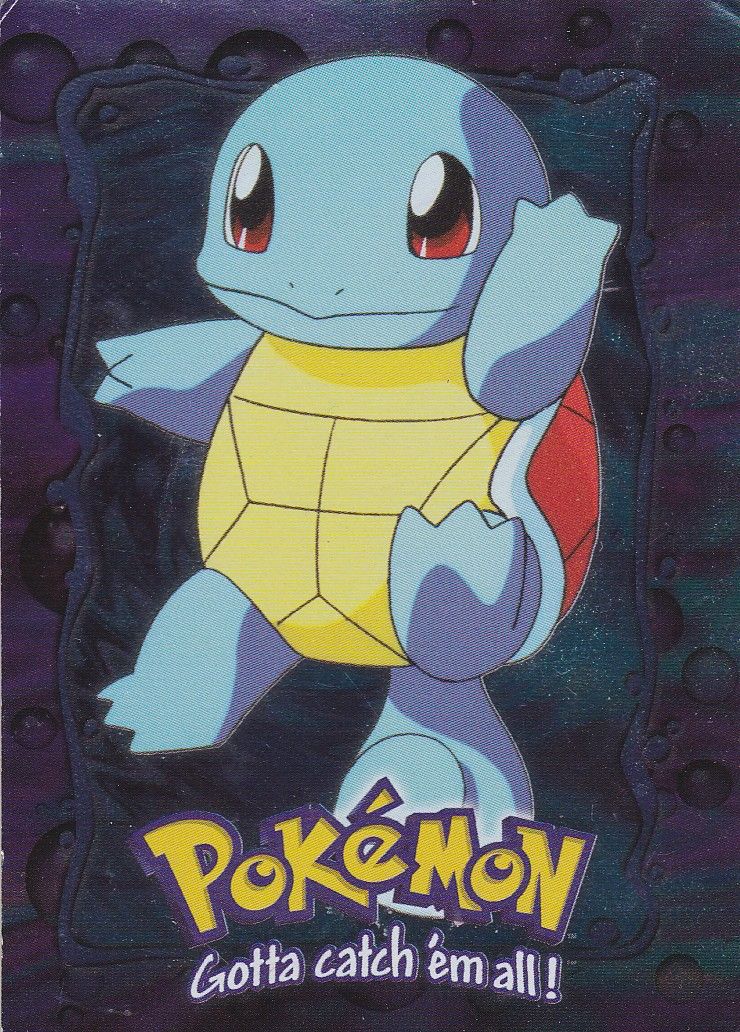 Squirtle Topps Pokémon Card – Dark Water Background