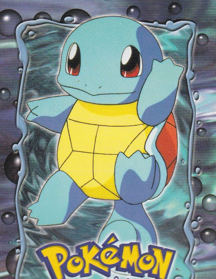 Squirtle Topps Pokémon Card – Light Water Frame