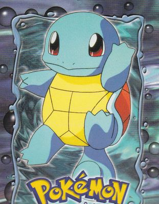 Squirtle Topps Pokémon Card – Light Water Frame