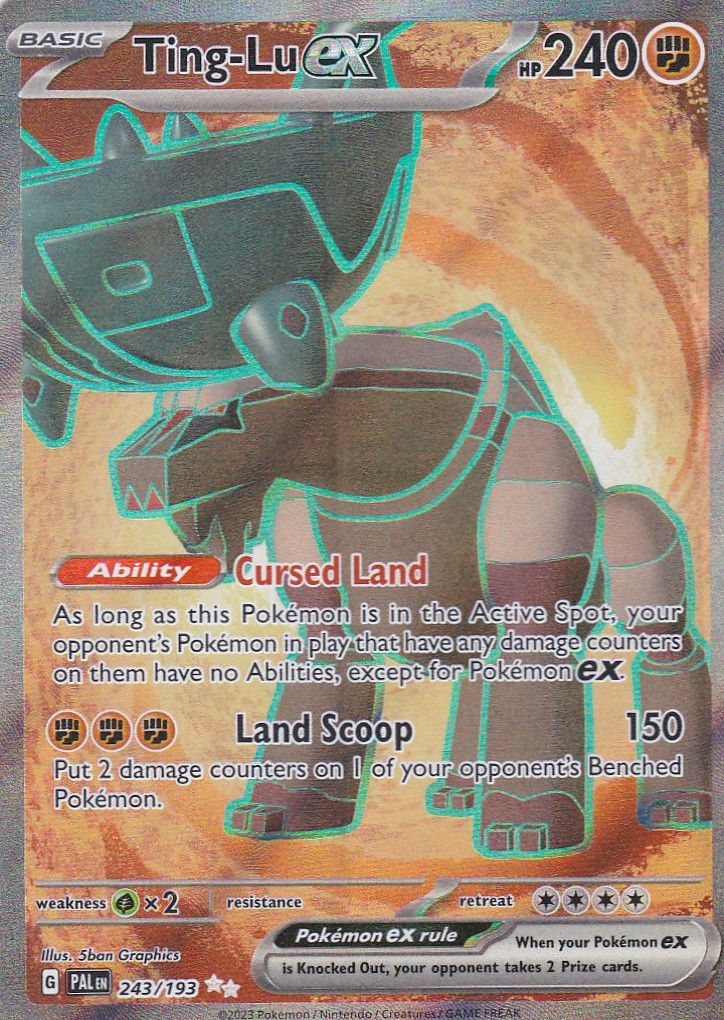 Ting-Lu ex – Paldea Evolved 243/193 Illustration Rare