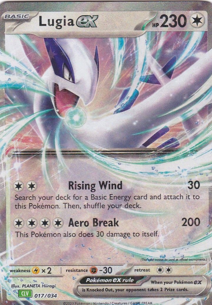 Lugia ex – Classic Collection CLV 017/034 Holo