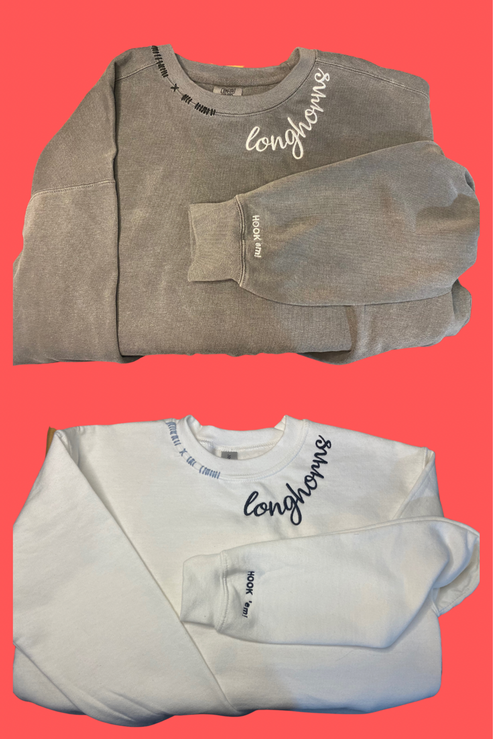 Personalized Collar Sweatshirt