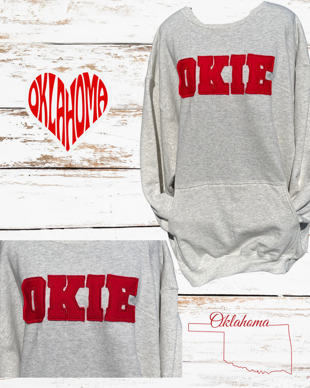 Okie crewneck With Pocket