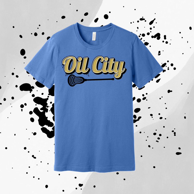 Adult Logo with lacrosse stick T-Shirt Logo