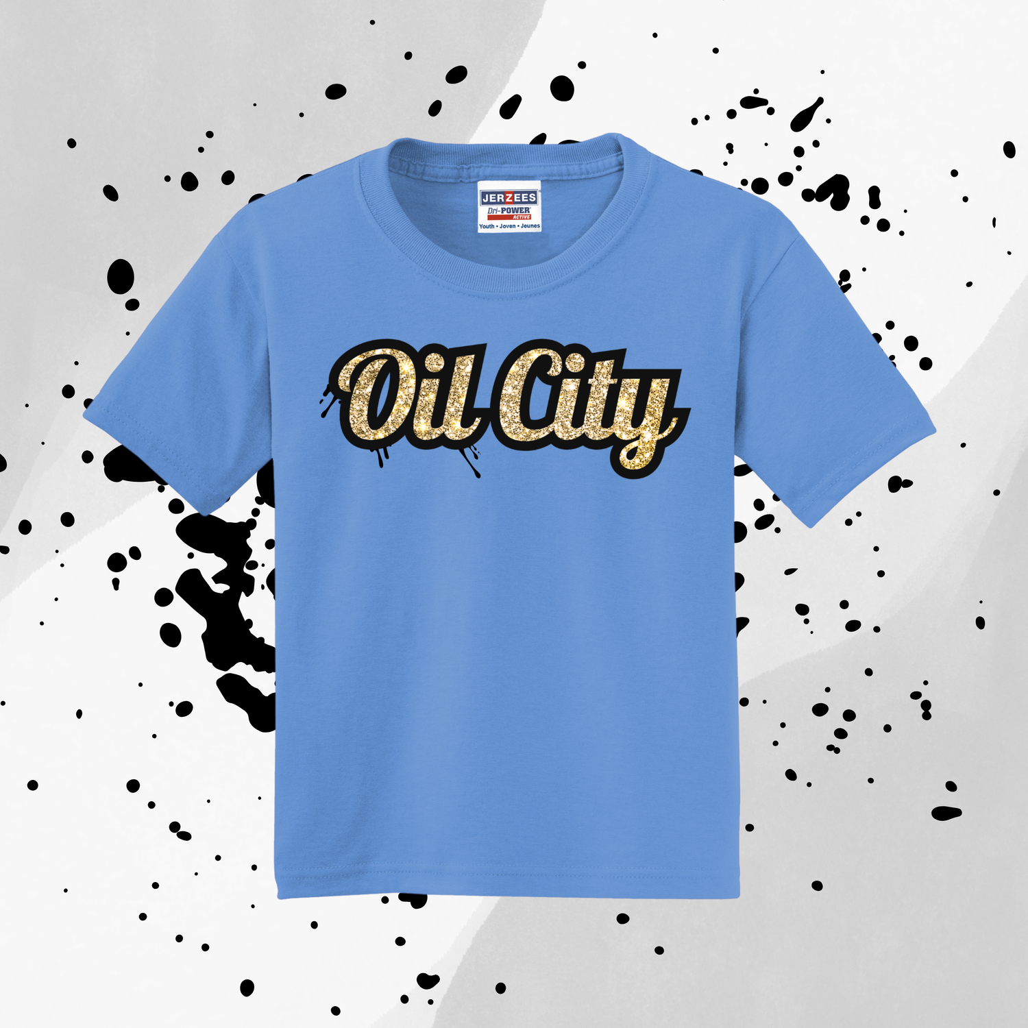 Youth Glitter logo T-Shirt