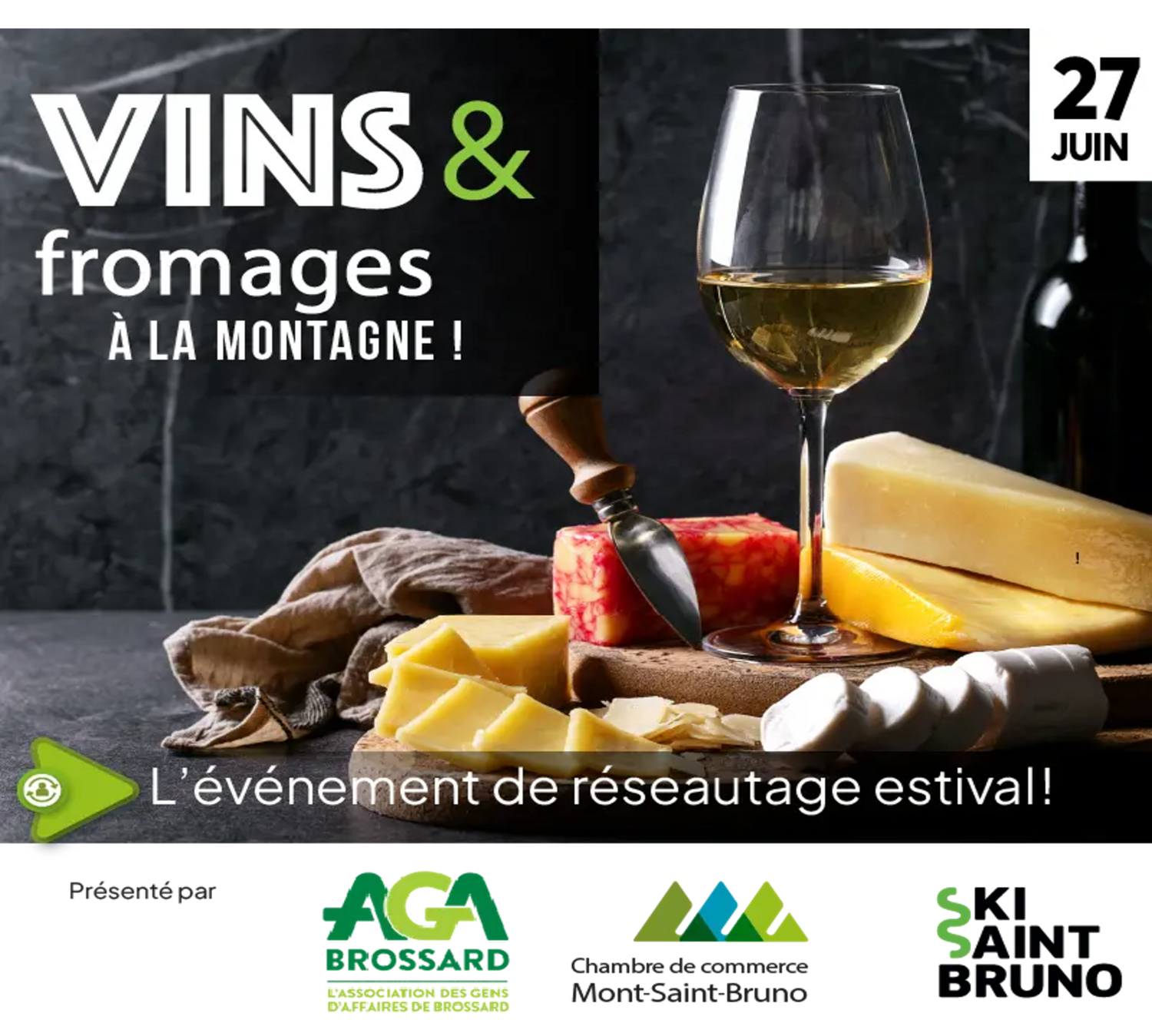 Vin & Fromage à la montagne 27 juin a 17h