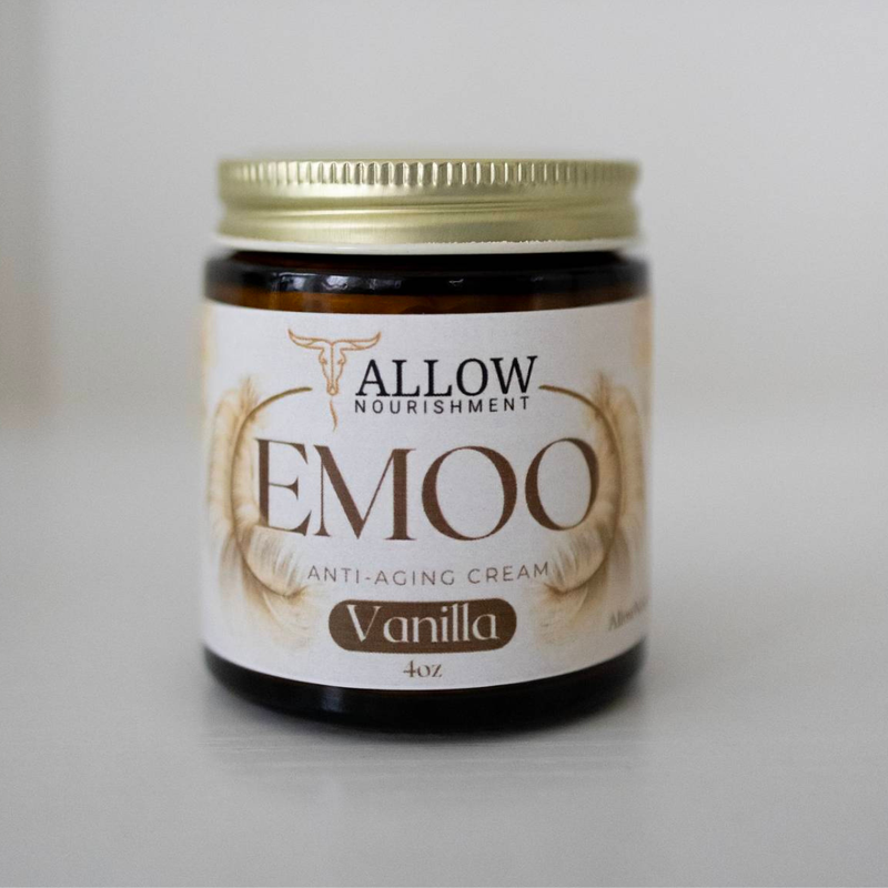 Vanilla Emoo Cream, Vanilla Emoo: Medium 4oz jar