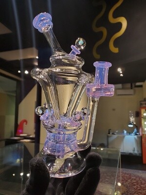 Leo Glass Recycler with Opal