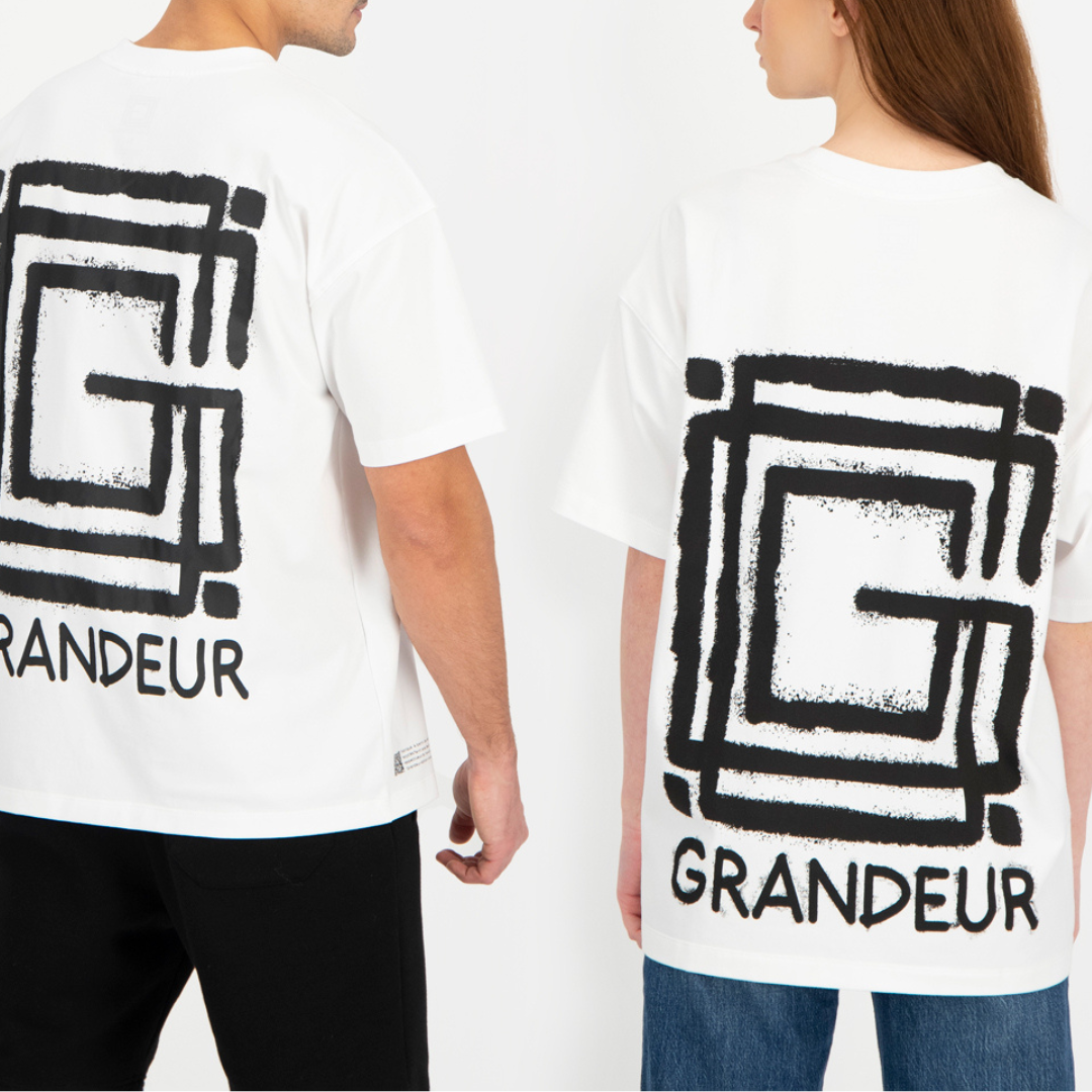 Grandeur Art De Rue Édition Blanche T-Shirt Grandeur Art De Rue Édition Blanche T-Shirt