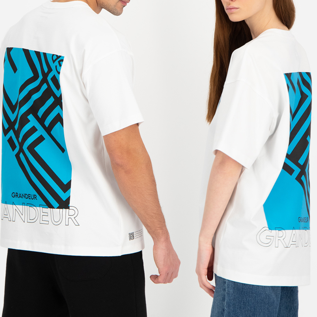 Grandeur Art De Rue Édition Blanche T-Shirt Grandeur Art De Rue Édition Blanche T-Shirt