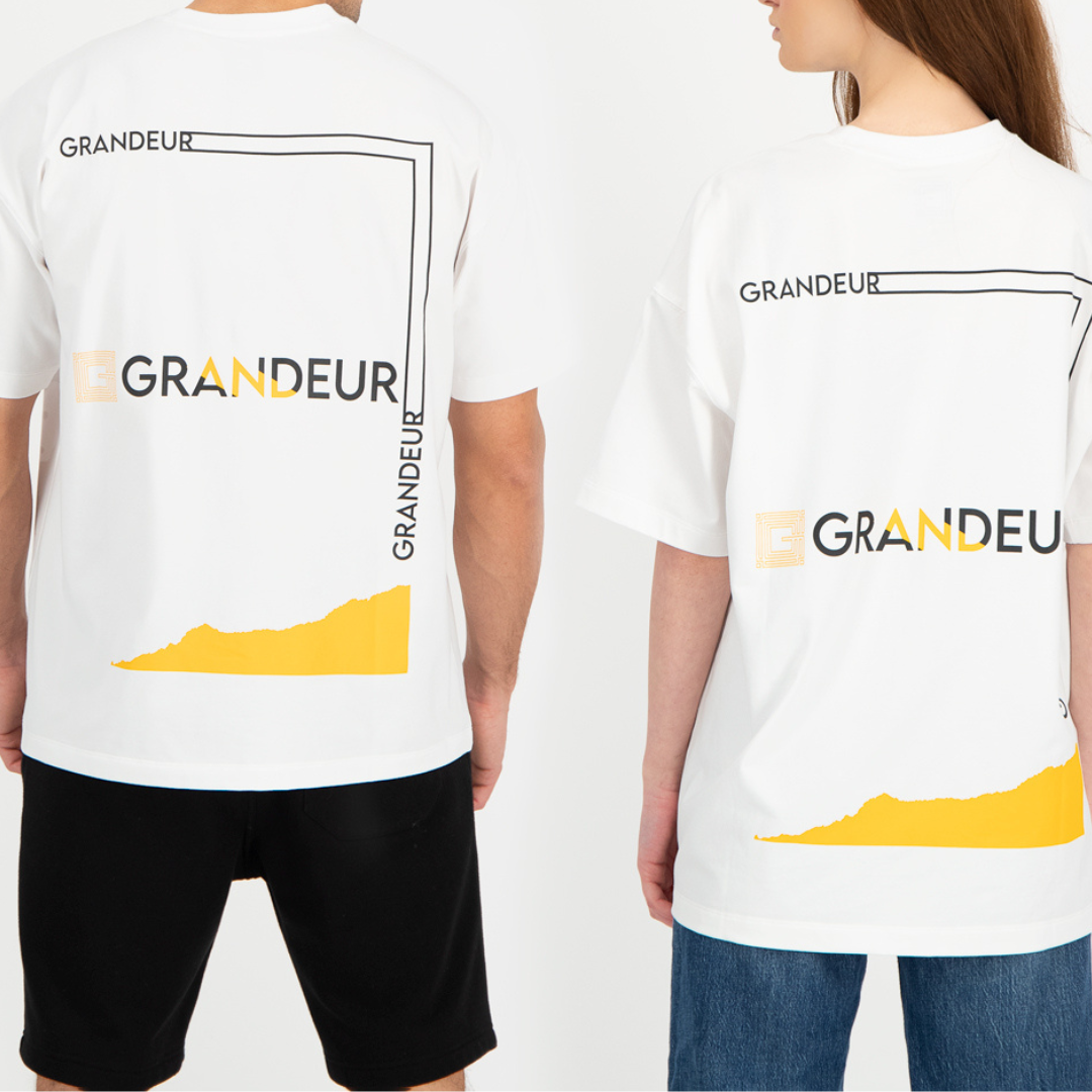 Grandeur Montée En Haut Édition Blanche T-Shirt Grandeur Montée En Haut Édition Blanche T-Shirt