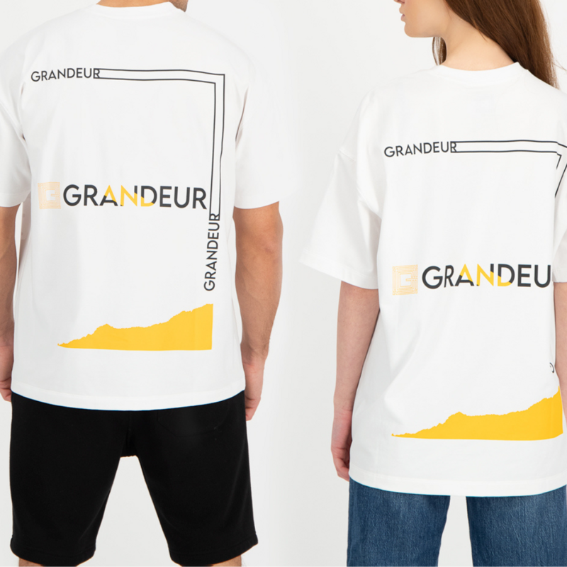 Grandeur Montée En Haut Édition Blanche T-Shirt Grandeur Montée En Haut Édition Blanche T-Shirt