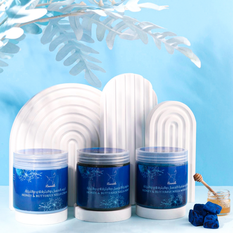 Flourish Honey &amp; Butterfly Nilla Cream, Soap &amp; Mask Scrub