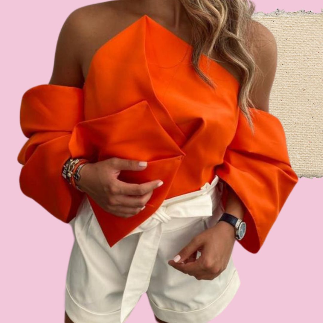 Summer Orange Top