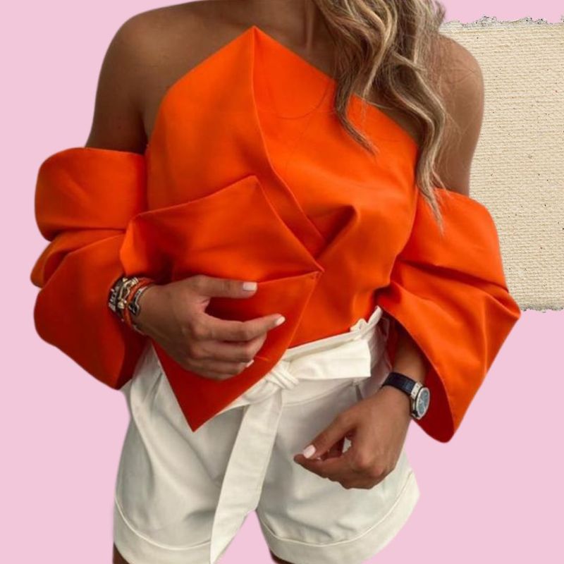 Summer Orange Top