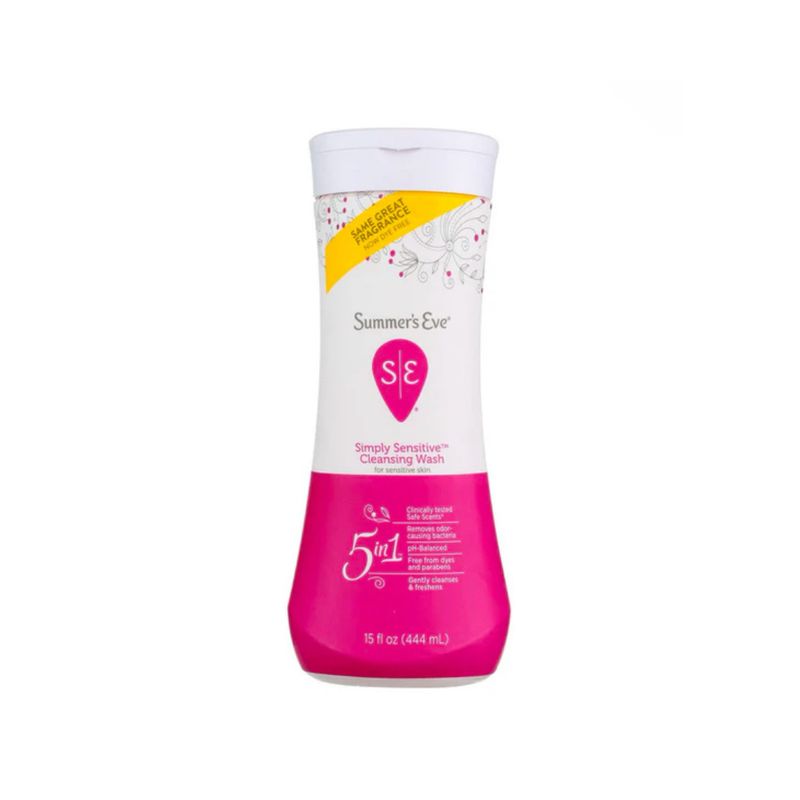 Summer&#39;s Eve (5 in 1) Fragrance Free Vaginal Cleansing Wash- Pink