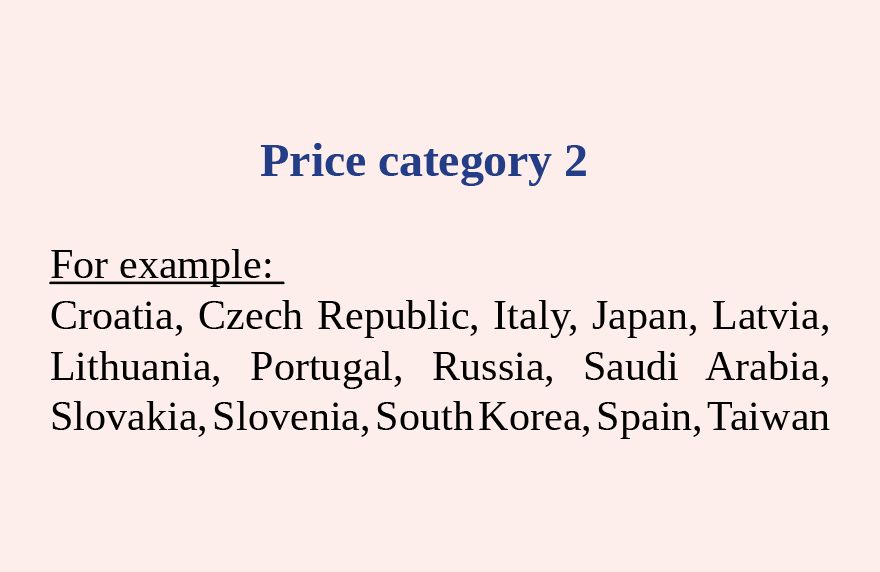 Registration - Price category 2