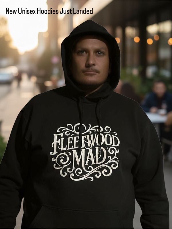 2026 - Unisex Fleetwood Mad Official Band Hoodie With Front Logo