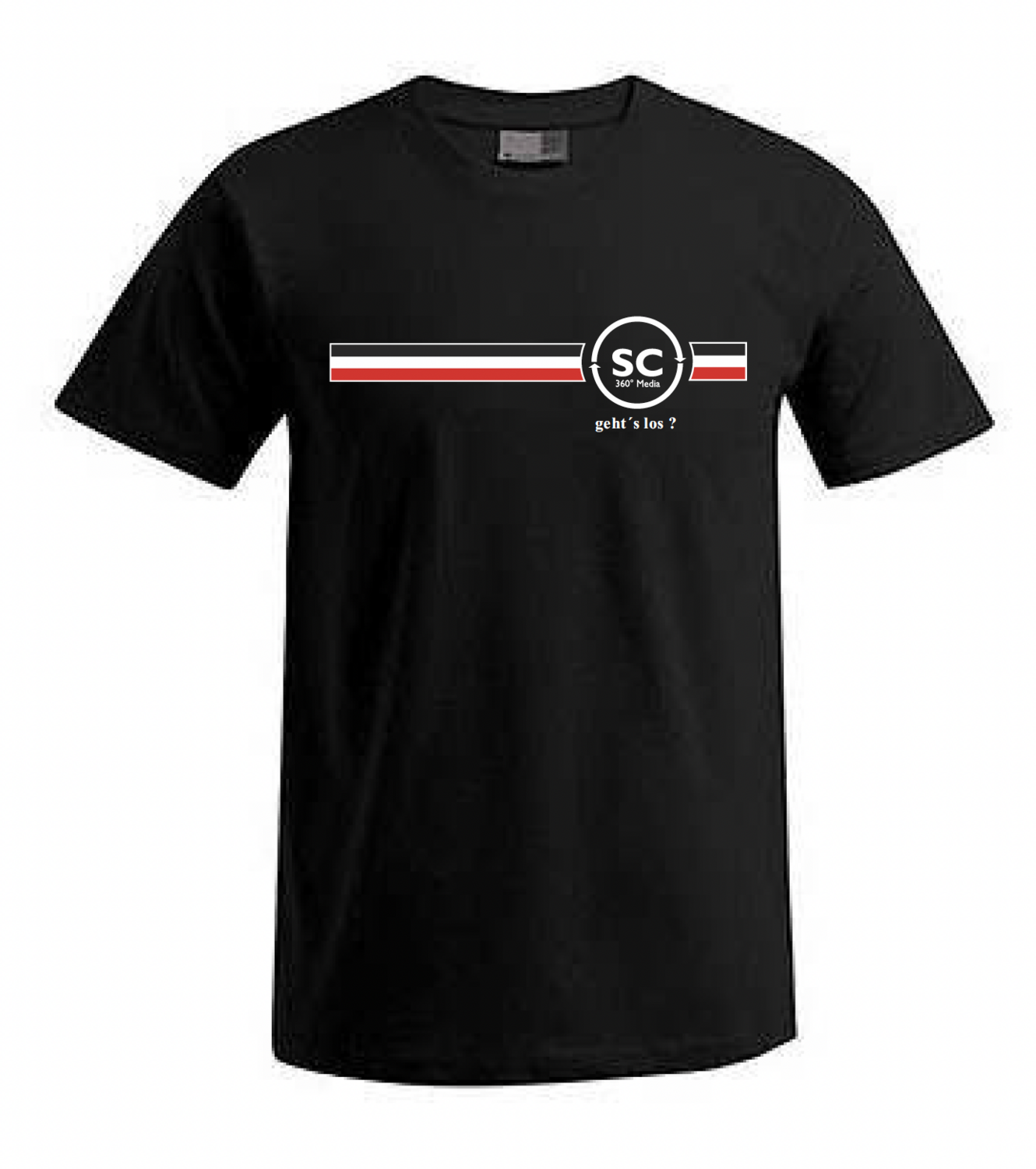 T-Shirt Herren schwarz