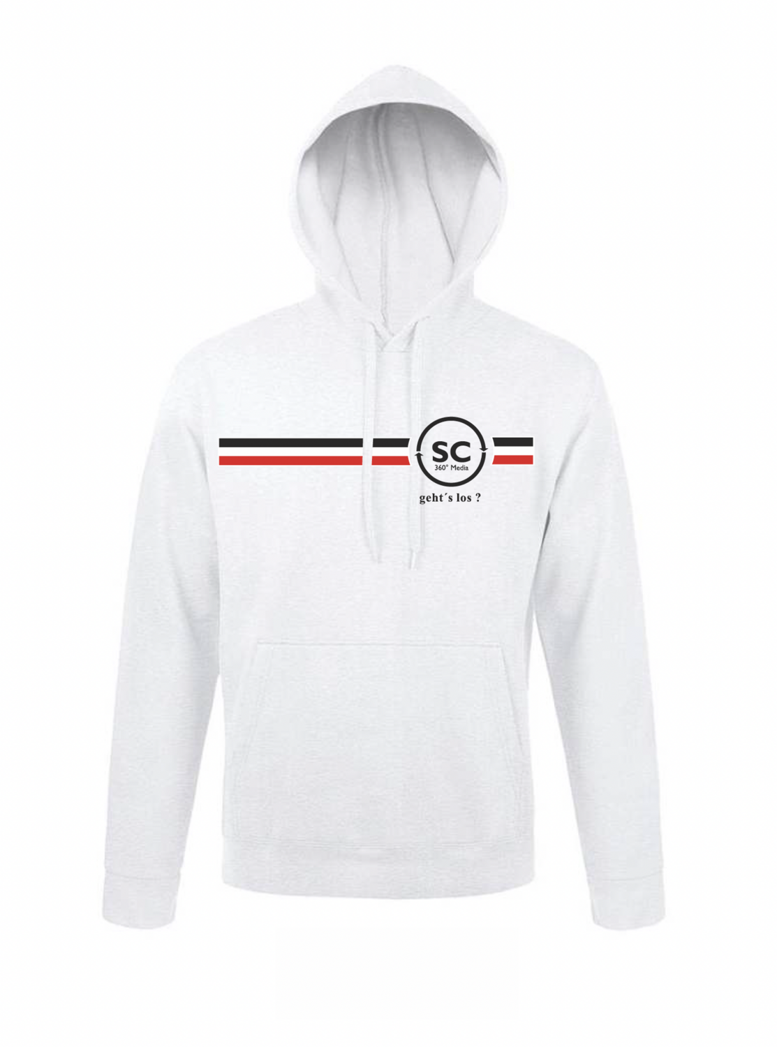 Hoodie hellgrau