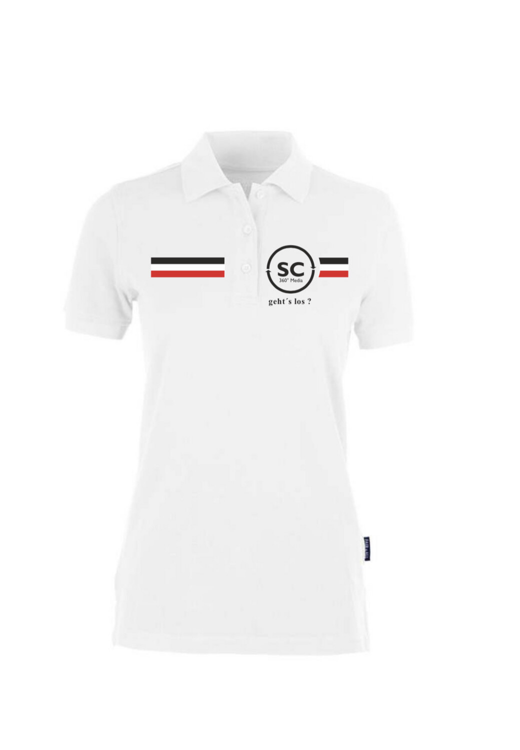 Poloshirt Damen weiß