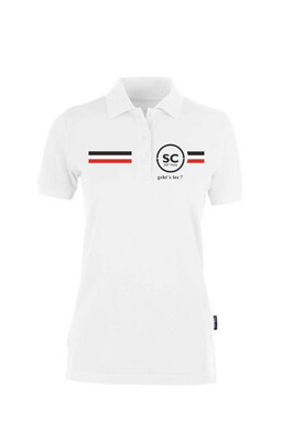Poloshirt Damen weiß