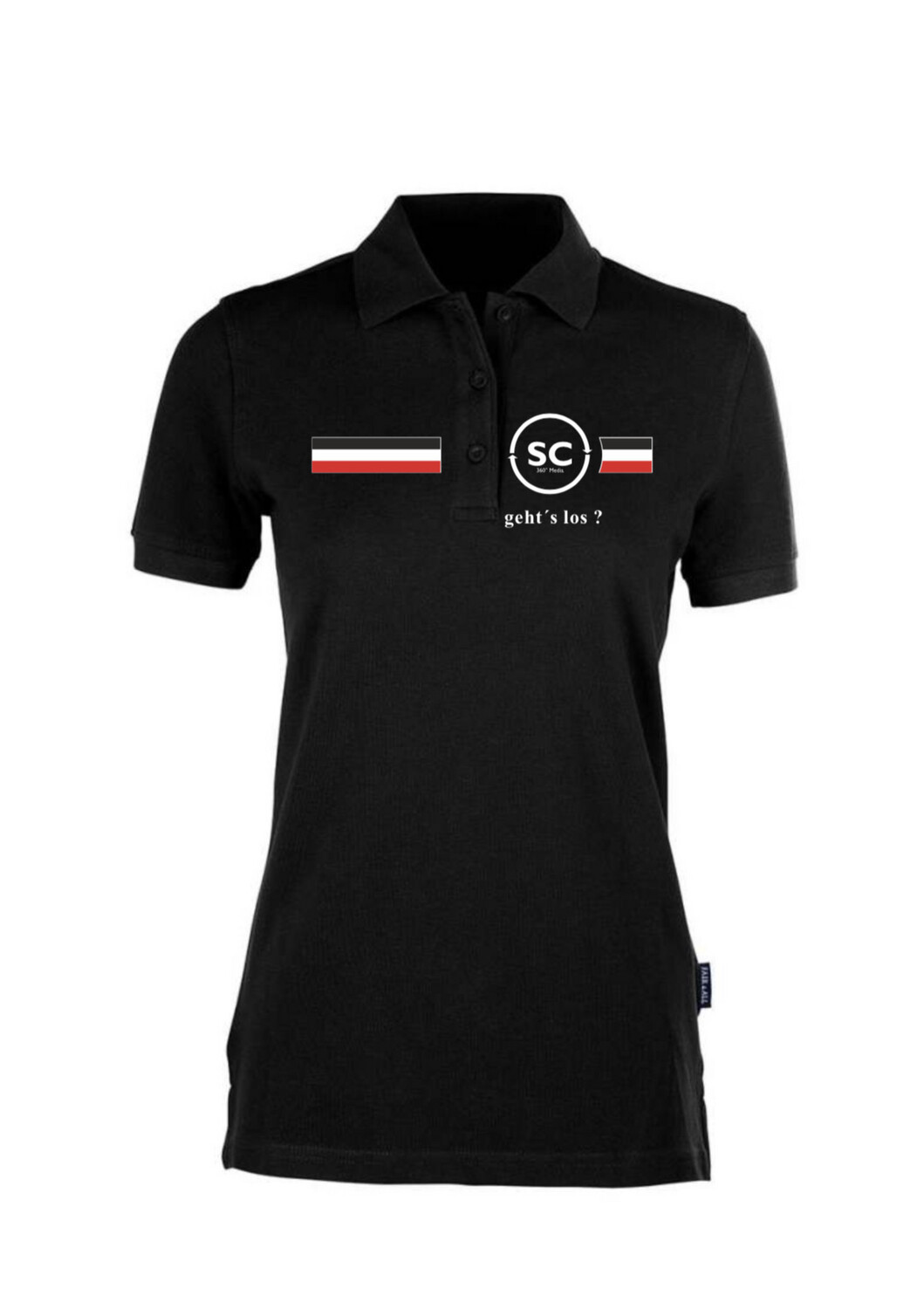 Poloshirt Damen schwarz