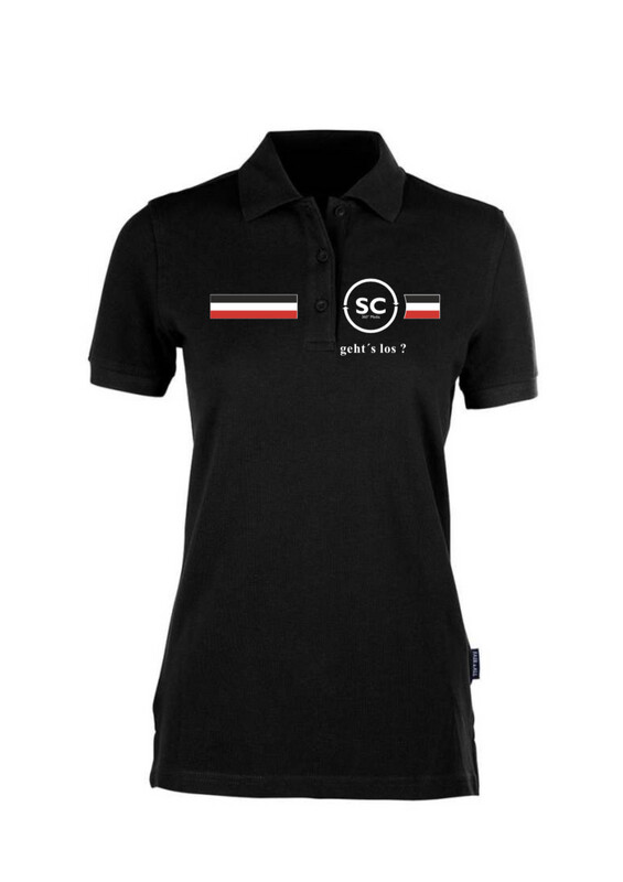 Poloshirt Damen schwarz
