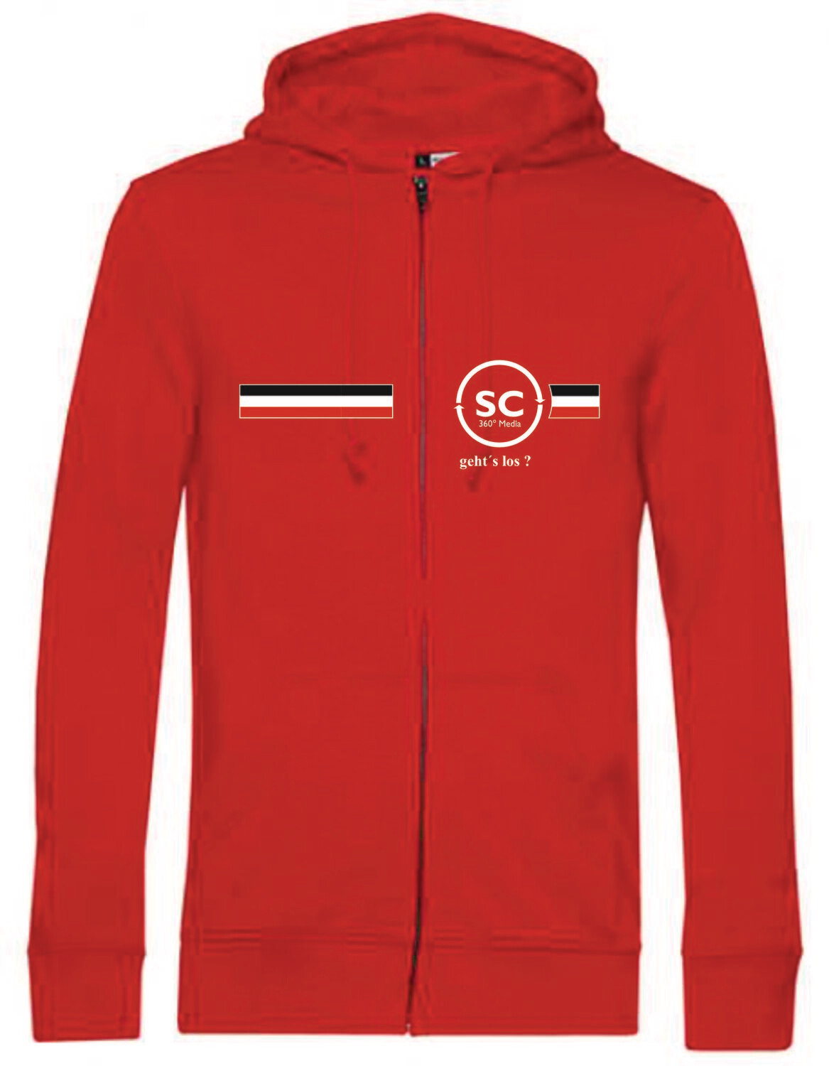 Kapuzenjacke Zoodie rot