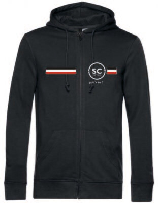 Kapuzenjacke Zoodie schwarz