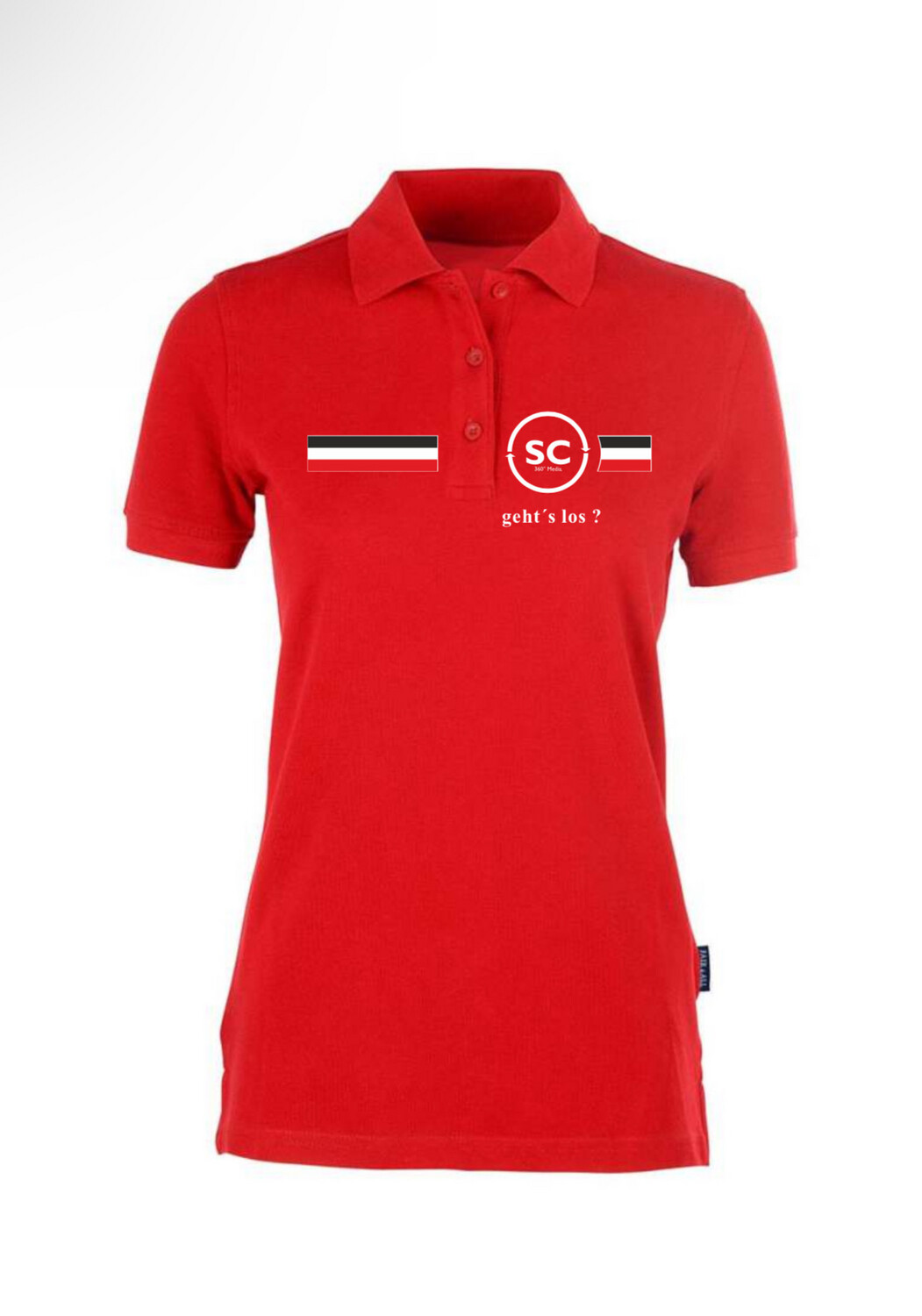 Poloshirt Damen rot