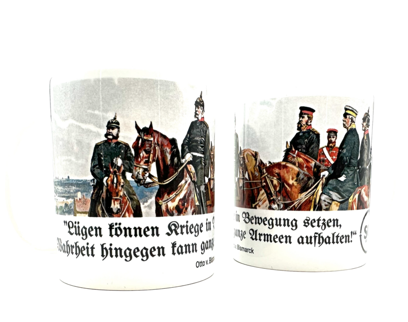 Tasse Bismarck  3 „Lügen können Kriege....&quot;