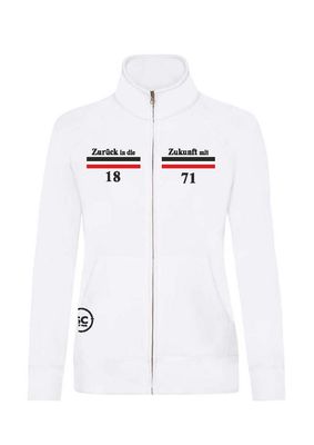 DAMEN Sweat-Jacke Premium „Zurück…“