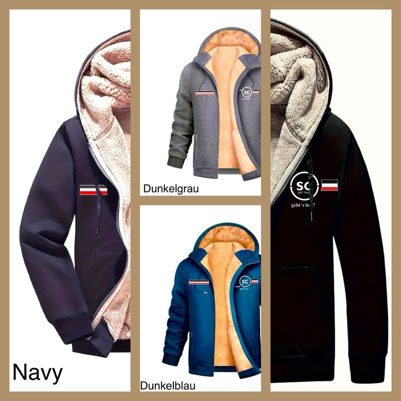 Kapuzenjacke „Teddyplüsch"