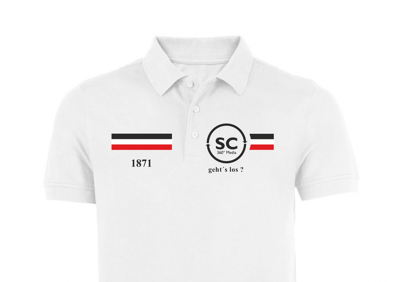 Poloshirt Herren weiß