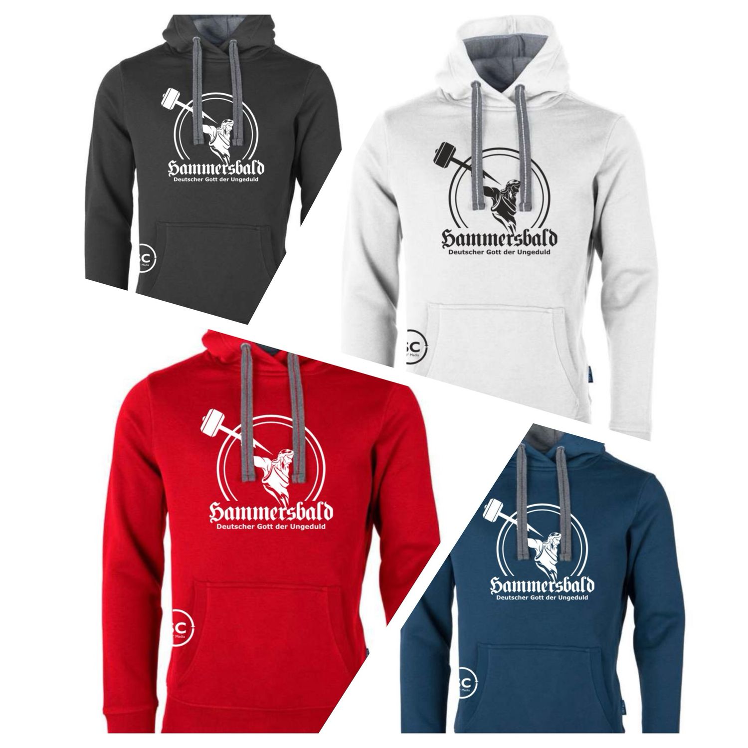 Hoodie Hammersbald große Größen