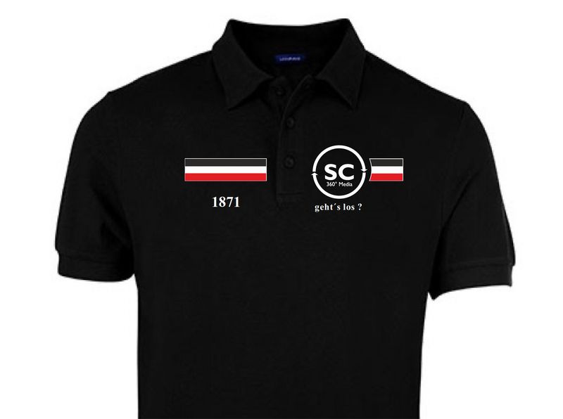 Poloshirt schwarz
