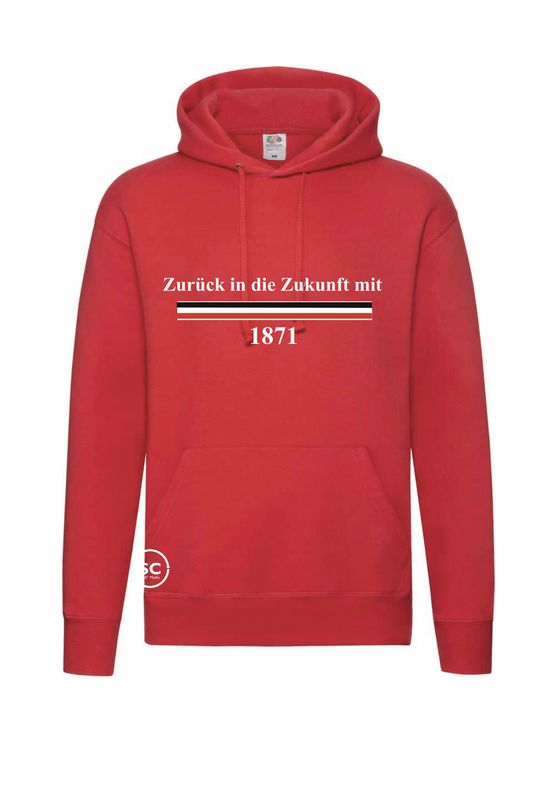 Hoodie rot - Zurück in die Zukunft