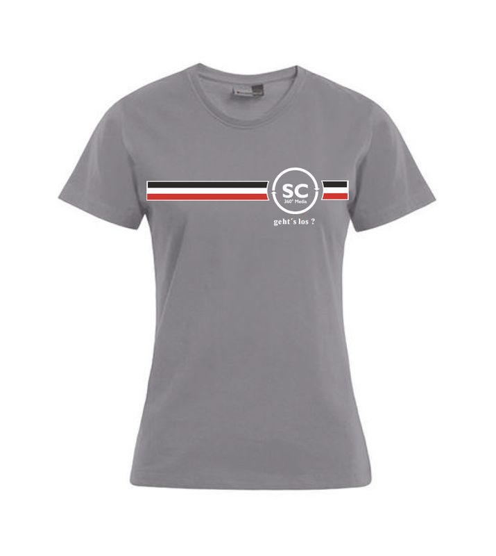 T-Shirt Damen grau (lichtgrau)