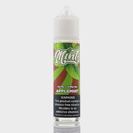 Mints 60mL, Nicotine Strength: 3mg, Flavor: Applemint
