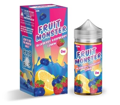 Fruit Monster 100ml, Nicotine Strength: 3mg, Flavor: Blueberry Raspberry Lemon