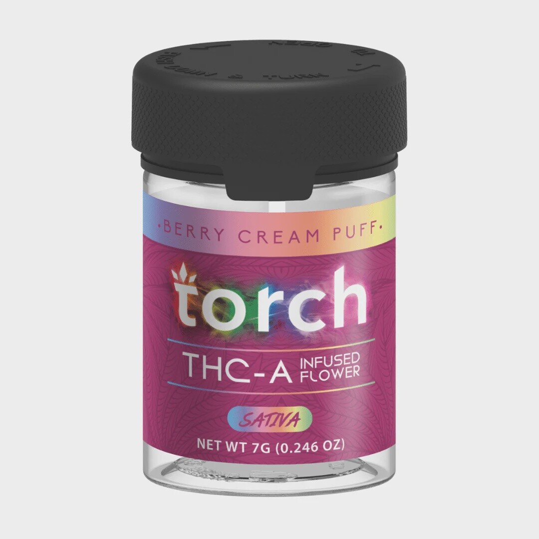 Torch THC-A, Strain: Berry Cream Puff (Sativa)
