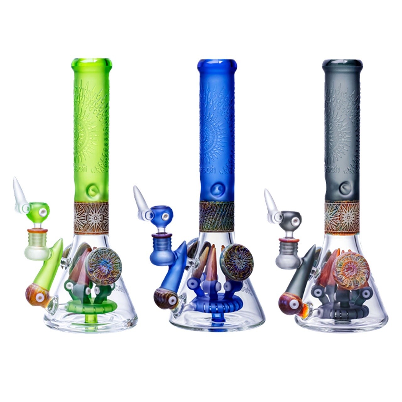 Cheech Glass - Can See Me Sandblasted Beaker