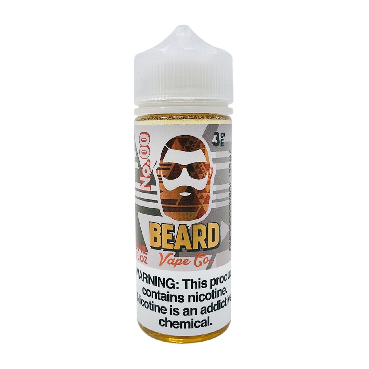 Beard 120ml, Nicotine Strength: 3mg, Flavor: No. 00 (Tobaccoccino)