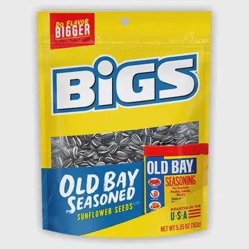 Bigs Sunflower Seeds 5.35oz, Flavor: Old Bay Seasoned