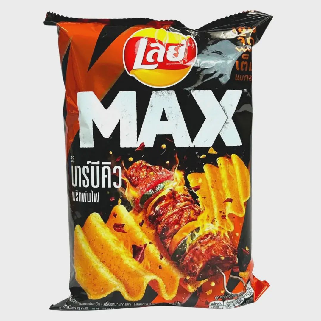 Lays Max Bbq Pon Fai (Thailand)
