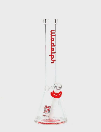 Illadelph 15&quot; Short Beaker | Red